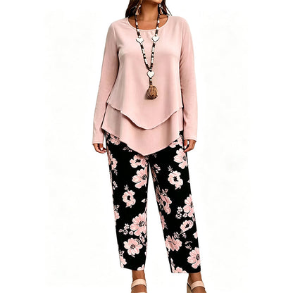 ⌛Limited-Time Offer-Women's Casual Top & Pants Two Piece Set