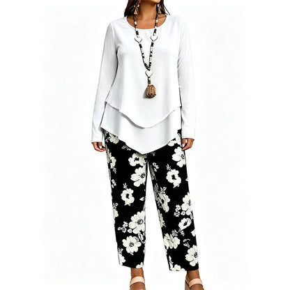 ⌛Limited-Time Offer-Women's Casual Top & Pants Two Piece Set