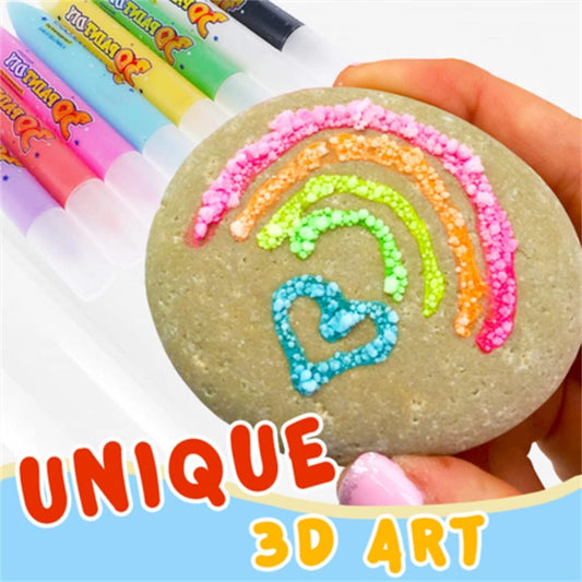 🎁🔮Magic Pen – Draw 3D with one stroke!🎄 DIY Bubble Popcorn Drawing Pens🔥