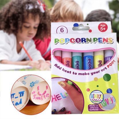🎁🔮Magic Pen – Draw 3D with one stroke!🎄 DIY Bubble Popcorn Drawing Pens🔥