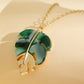 ⏳Limited-time 50% off⏰Fashion Leaf Pendant Necklace🍀📿