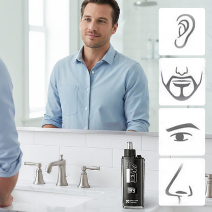 📢📢50% OFF !! ⏰Nose & Ear Hair Trimmer with LED Display