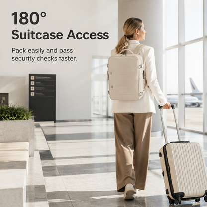 💼 50% Off – Large Capacity Business Backpack with USB Port