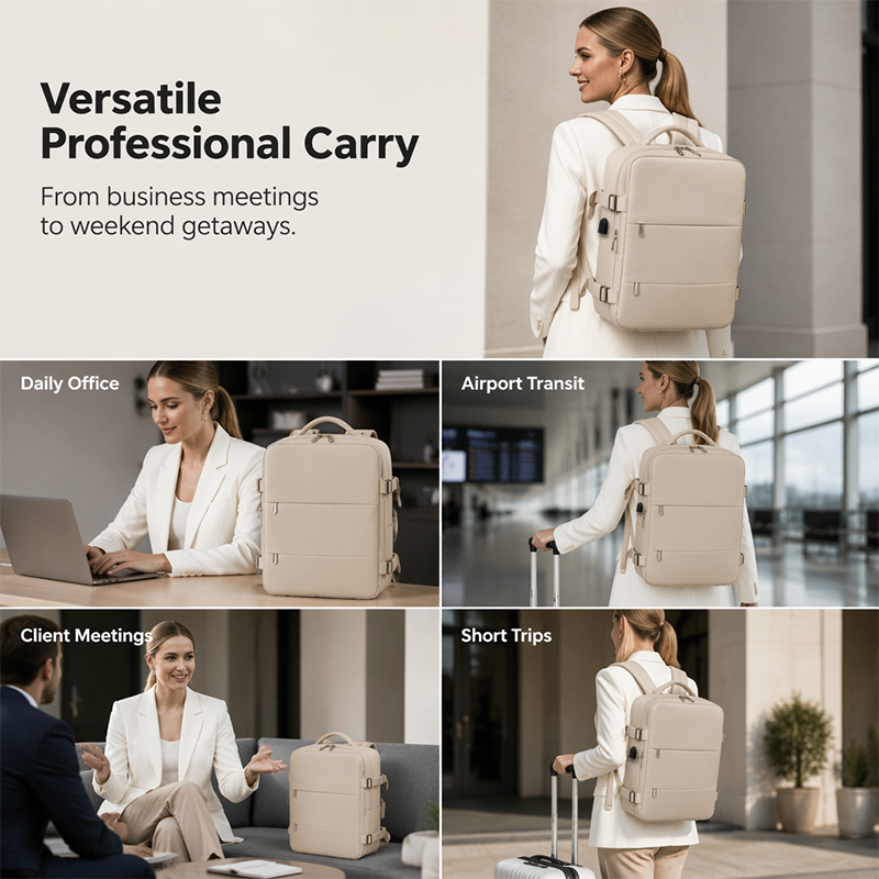 💼 50% Off – Large Capacity Business Backpack with USB Port