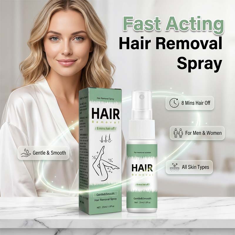 💚 LIMITED-TIME 50% OFF! Gentle Fast Acting Hair Removal Spray, Painless Body Depilatory Spray for Men & Women