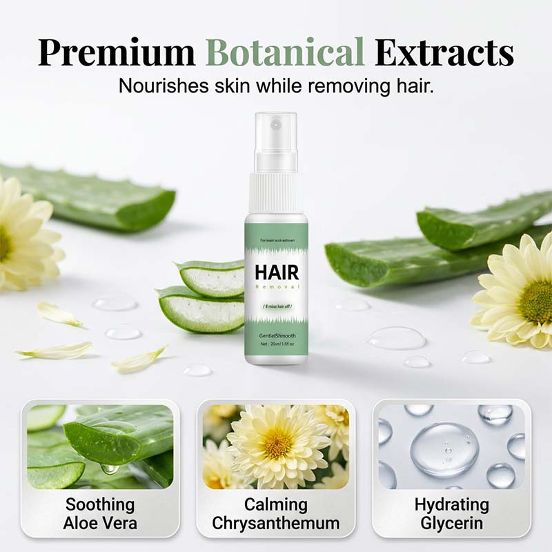 💚 LIMITED-TIME 50% OFF! Gentle Fast Acting Hair Removal Spray, Painless Body Depilatory Spray for Men & Women