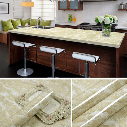 ✨ Self-Adhesive Faux Marble Wallpaper Roll – Give Your Home A Luxury Makeover In Minutes 🏡