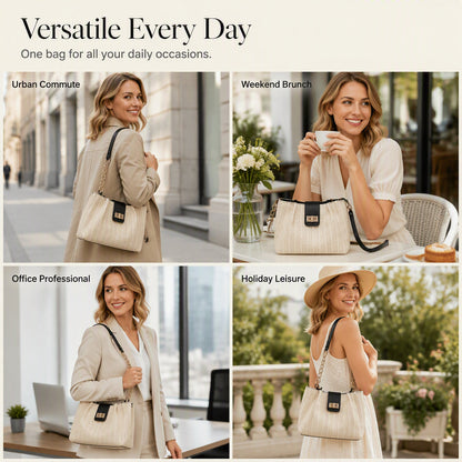 ⏳🔥LIMITED-TIME 50% OFF! ⏰Spacious Commuter Straw Shoulder Bag