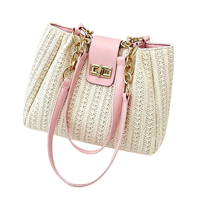⏳🔥LIMITED-TIME 50% OFF! ⏰Spacious Commuter Straw Shoulder Bag