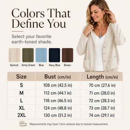 🌸Hot Sale 50% OFF💖Women's Casual Hooded Jacket with Drawstring Hem