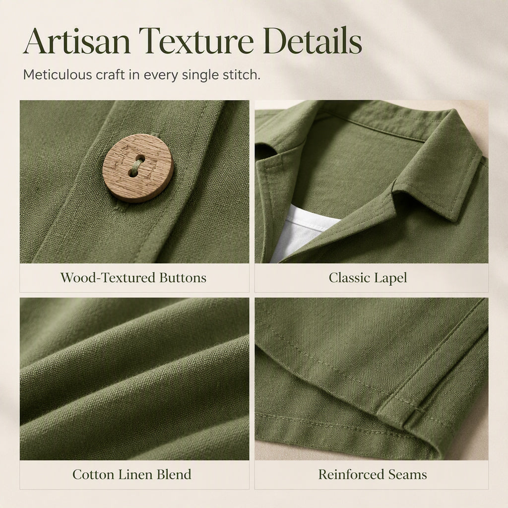 Women's Retro Loose-Fit Button-Down Shirt