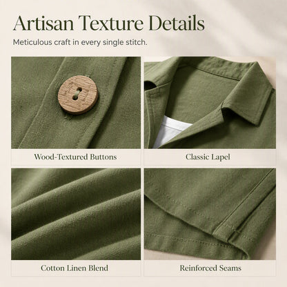 Women's Retro Loose-Fit Button-Down Shirt