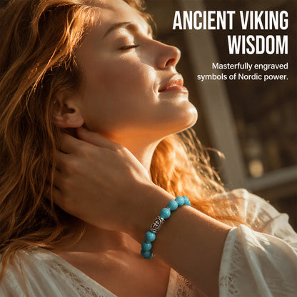 🌸Hot Sale 50% OFF💖Bold Viking Natural Stone Beaded Bracelet