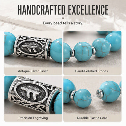 🌸Hot Sale 50% OFF💖Bold Viking Natural Stone Beaded Bracelet