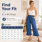🏆 LIMITED-TIME 50% OFF! 💐Women's Plus Size Ruffle Hem Denim Pants