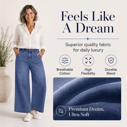 🌸Hot Sale 50% OFF💖Women's Casual Straight-Leg Cropped Jeans