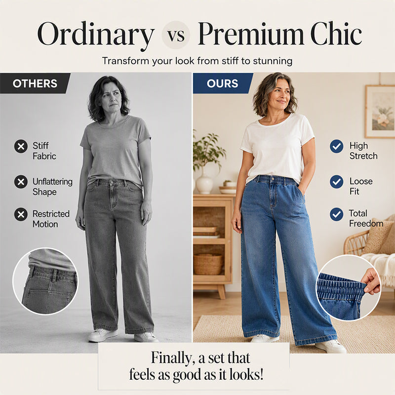 🌸Hot Sale 50% OFF💖Women's Casual Straight-Leg Cropped Jeans