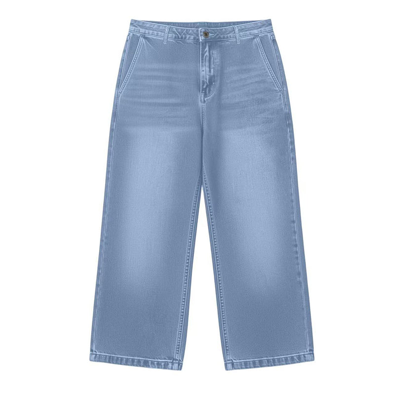 🌸Hot Sale 50% OFF💖Women's Casual Straight-Leg Cropped Jeans