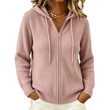 🌸Hot Sale 50% OFF💖Women's Hooded Knit Zip-Up Cardigan Sweater