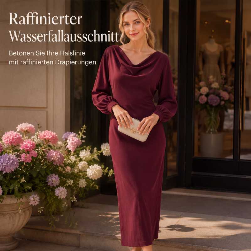 💃New Collection – 50% OFF🔥🛍️Elegant women's dress with a cowl neck