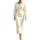 💃New Collection – 50% OFF🔥🛍️Elegant women's dress with a cowl neck