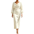 💃New Collection – 50% OFF🔥🛍️Elegant women's dress with a cowl neck
