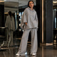 🌸Hot Sale 50% OFF💖Women's Loose Hooded Cape Top & Wide-Leg Pants Set