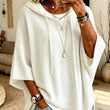 Women's Hooded Drawstring Knit Pullover