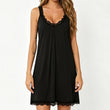 🥳2026 HOT SALE🥳💞Women's Lace V-Neck Nightdress Loose Modal Slip Sleepwear