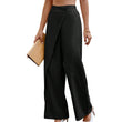 🌸Hot Sale 50% OFF💖Women's High Waisted Asymmetric Wrap Suit Pants