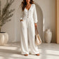 ✨Hot Sale 50% OFF! 🌺Women's V Neck Long Sleeve Jumpsuit
