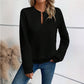 🌸50% OFF💖Women's Textured V-Neck Long Sleeve Top