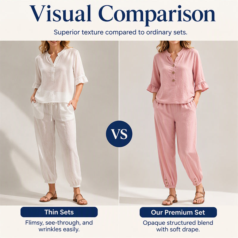 🌺50% OFF! ✨Women's Casual Top & Pants Two-Piece Set