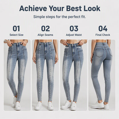 👖✨ 50% OFF! Women's High Waisted Slimming Skinny Jeans – Perfect Fit for Every Curve