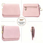 💕RFID Blocking Short Wallet for Women, Mini Card Holder Purse with Key Ring, Coin Pocket & ID Window👛