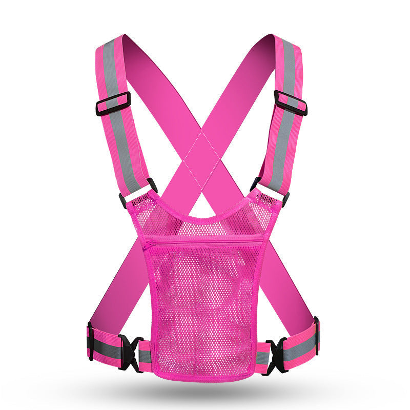 Rose red_Reflective Vest