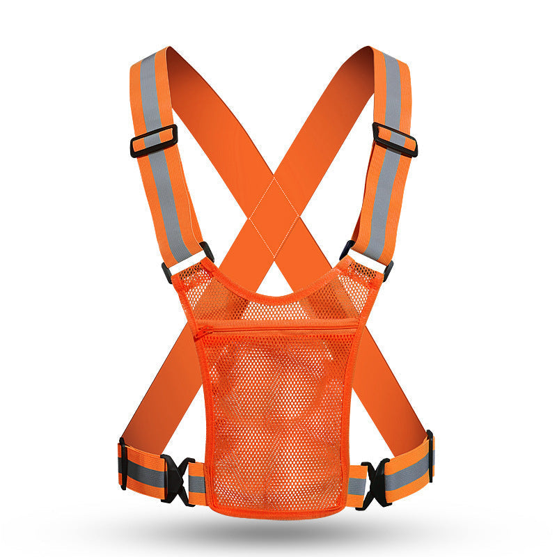 Orange red_Reflective Vest