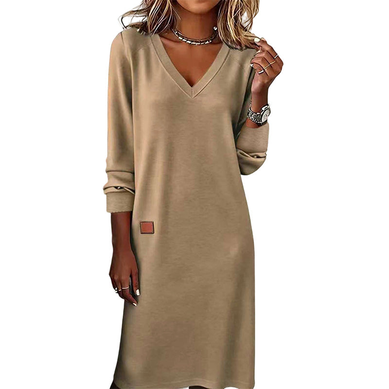 🌸Hot Sale 50% OFF💖Flattering V-Neck Midi Dress