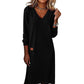 🌸Hot Sale 50% OFF💖Flattering V-Neck Midi Dress