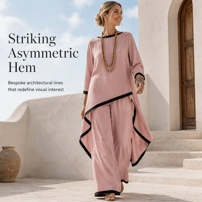 🔥New Arrivals & Special Offers-Women's Casual Tunic and Wide Leg Pants Set