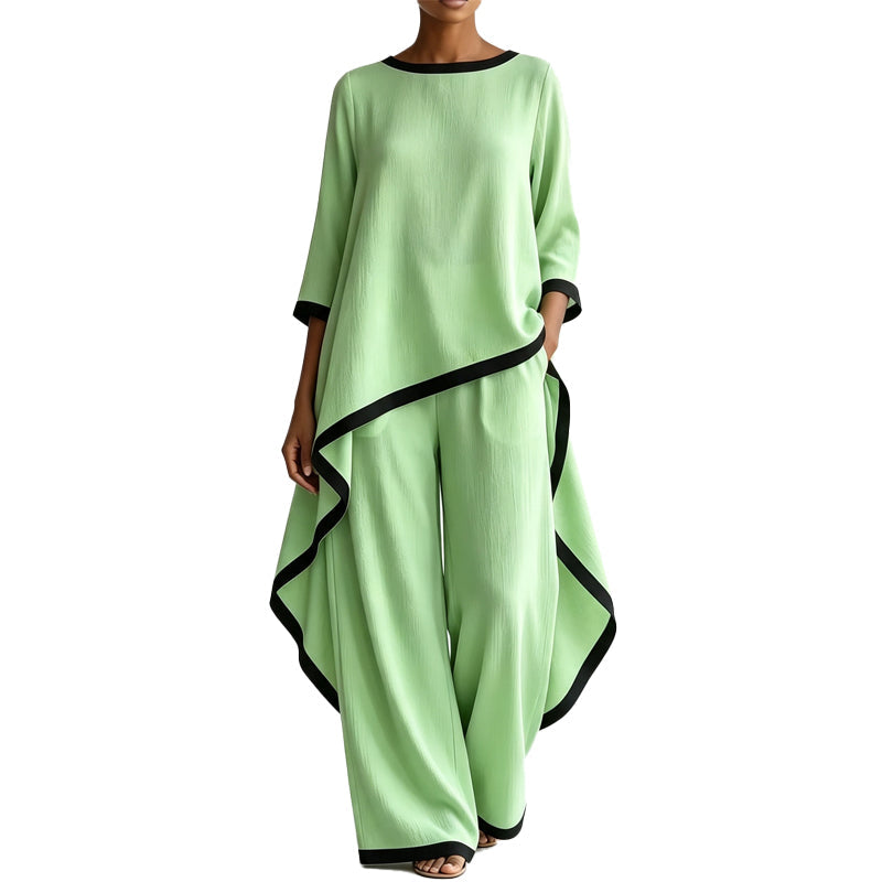 🔥New Arrivals & Special Offers-Women's Casual Tunic and Wide Leg Pants Set