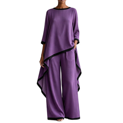 🔥New Arrivals & Special Offers-Women's Casual Tunic and Wide Leg Pants Set