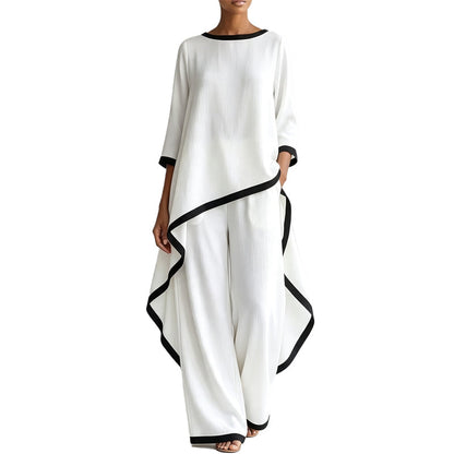 🔥New Arrivals & Special Offers-Women's Casual Tunic and Wide Leg Pants Set