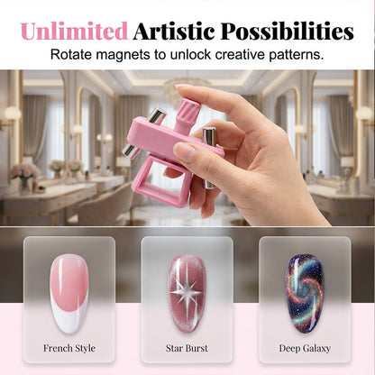 ✨Hot Sale 50% OFF! 🌺Rotating Cat-Eye Nail Magnet Tool