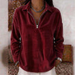 🌸Hot Sale 50% OFF💖 Relaxed Texture Zip Top