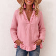 50% OFF👗💖Women's Ruffled V-Neck Blouse
