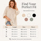 🌸Hot Sale 50% OFF💖Women's Casual Cozy Crewneck Knit Top
