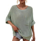 🌸Hot Sale 50% OFF💖Women's Casual Cozy Crewneck Knit Top