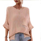 🌸Hot Sale 50% OFF💖Women's Casual Cozy Crewneck Knit Top