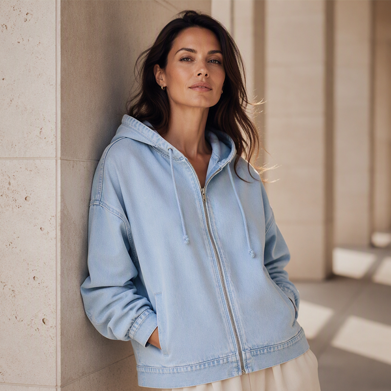 🎁New Arrivals 50% OFF💥Women's Relaxed Zip Hoodie Jacket